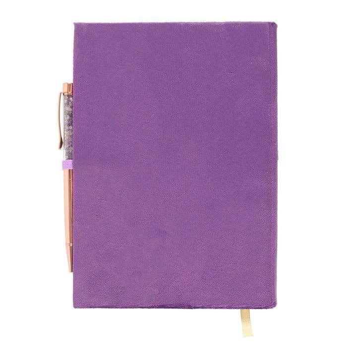 Book of Spells notesbog med ametystkrystalpen