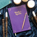 Book of Spells notesbog med ametystkrystalpen